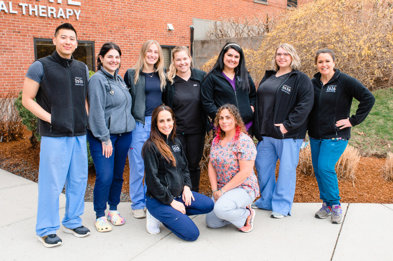 medical staff group shot