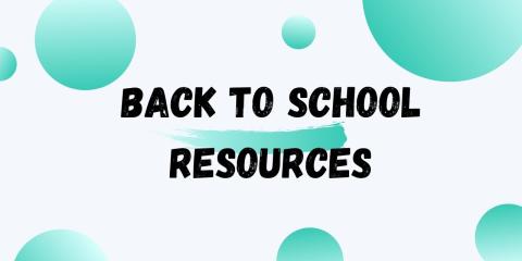 back to school resources graphic